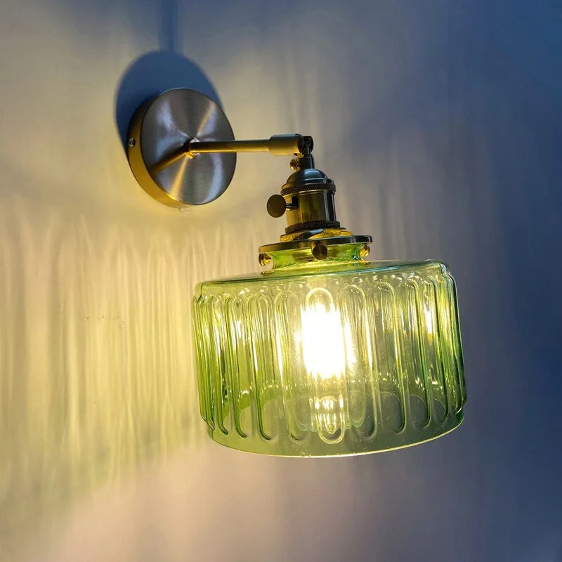 NORDIC WALL LAMP WITH SWING GLASS SHADE