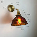 NORDIC WALL LAMP WITH SWING GLASS SHADE