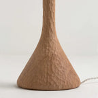 OAK FLOOR LAMP WITH LINEN SHADE | DESIGN CL70ZZ