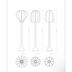 OAK FLOOR LAMP WITH LINEN SHADE | DESIGN CL70ZZ