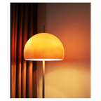 ORANGE GLASS BAUHAUS HARMONY FLOOR LAMPS