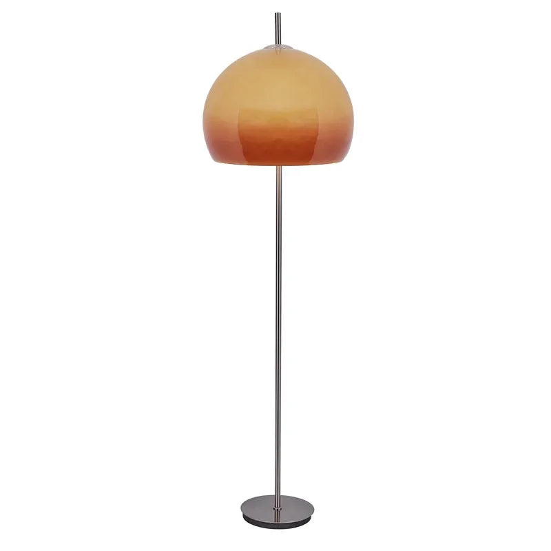 ORANGE GLASS BAUHAUS HARMONY FLOOR LAMPS