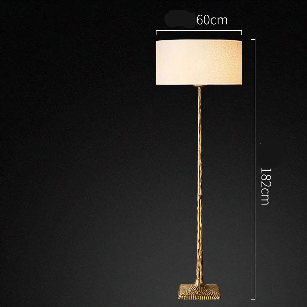 PATINATED BRASS FLOOR LAMP | CLVGTPO1