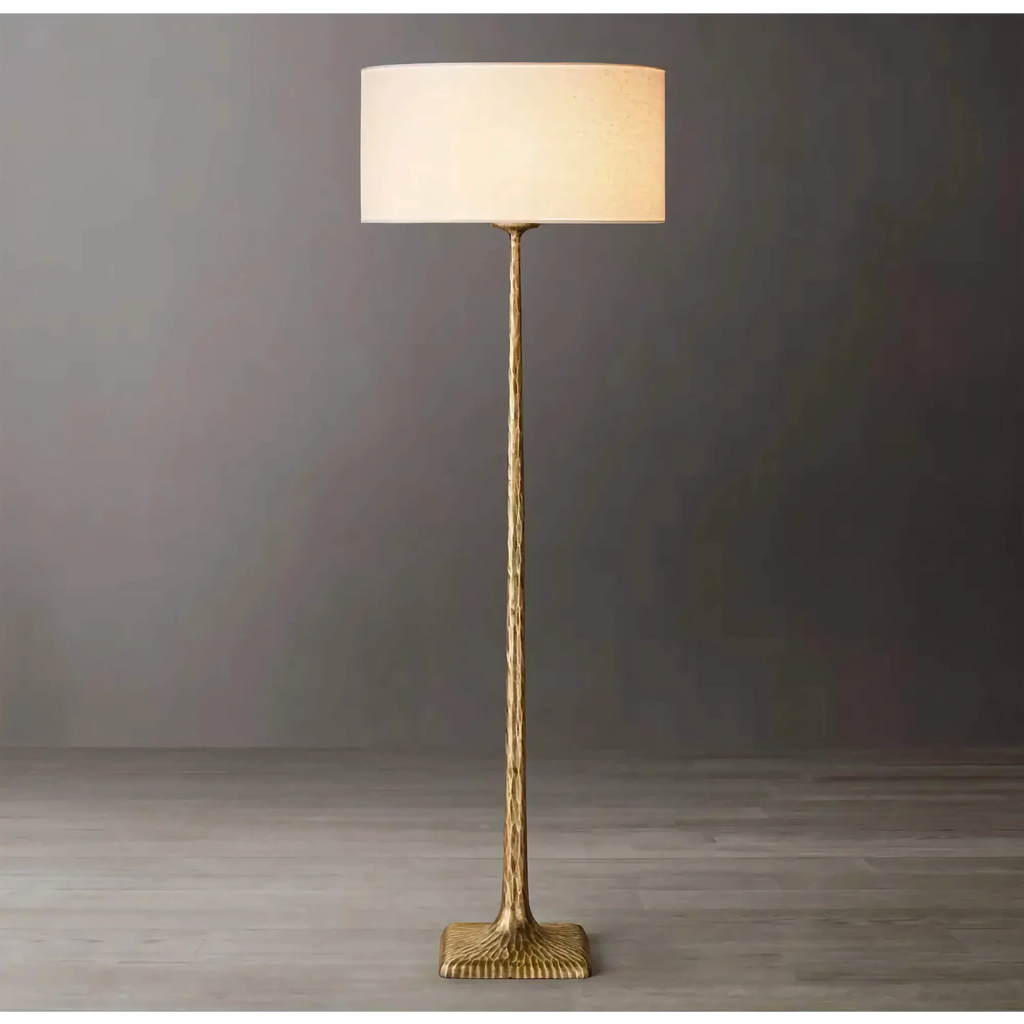 PATINATED BRASS FLOOR LAMP | CLVGTPO1