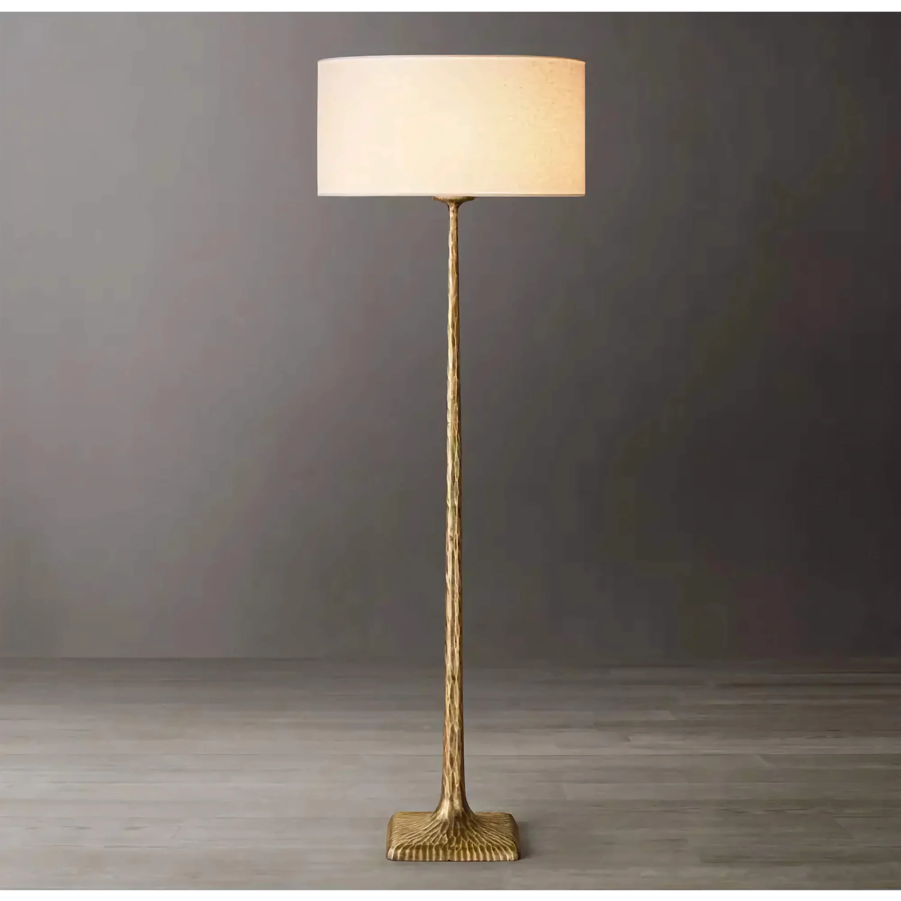 PATINATED BRASS FLOOR LAMP | CLVGTPO1