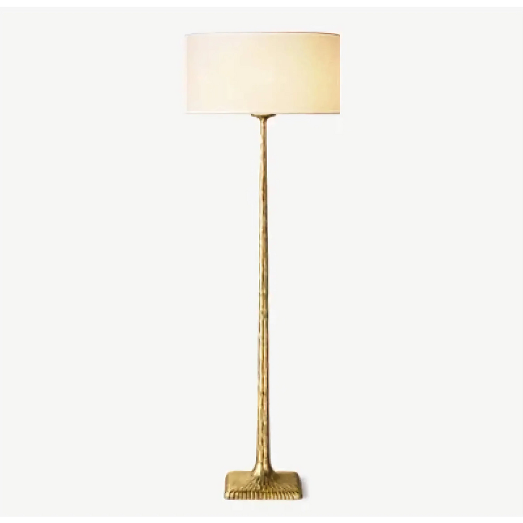 PATINATED BRASS FLOOR LAMP | CLVGTPO1