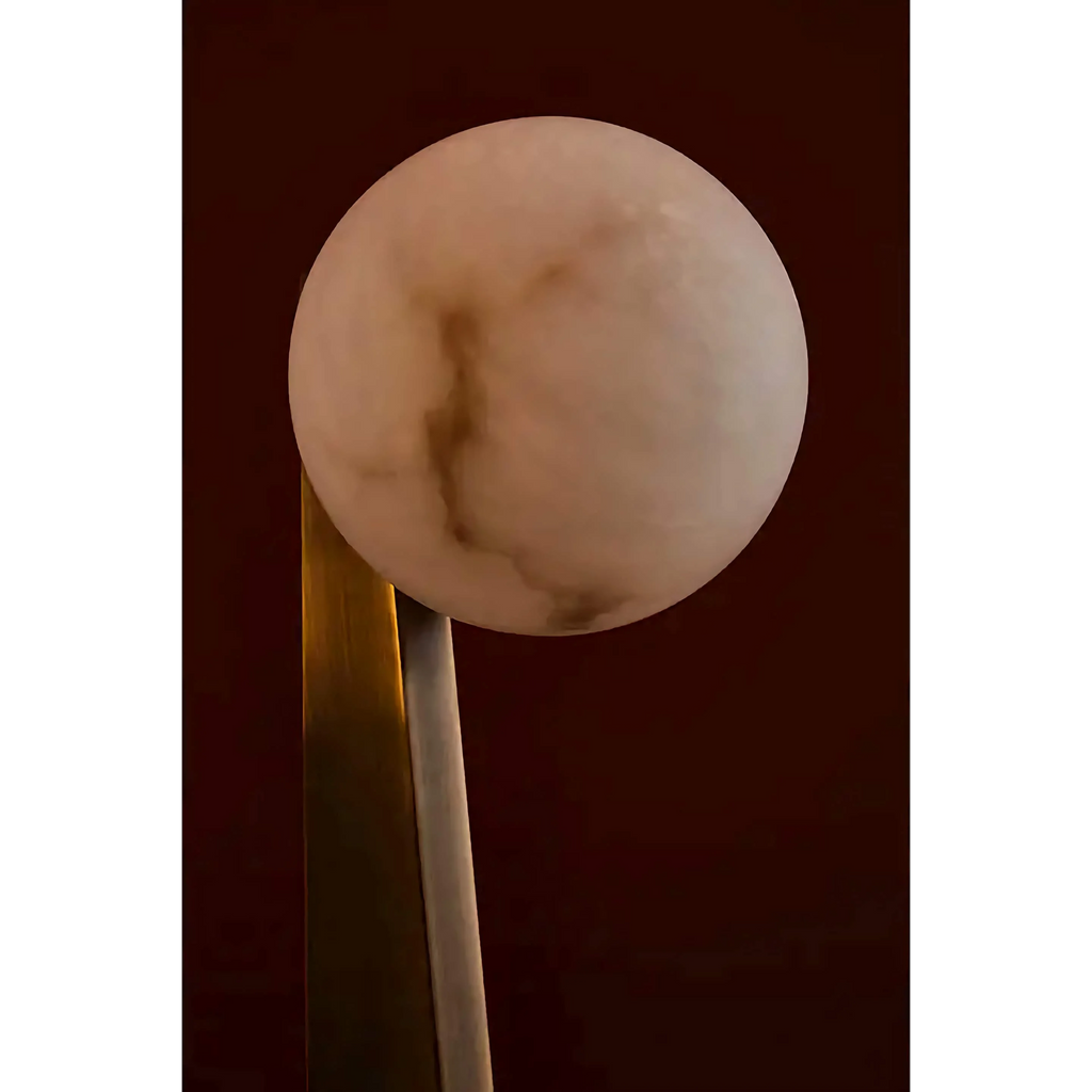 PATINATED BRASS SCULPTURAL FLOOR LAMP | CLORB0281K