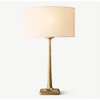 PATINATED BRASS TABLE LAMP | CLVGTPO0