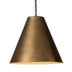 PATINATED COPPER CONE PENDANT LIGH | CLKS0A2