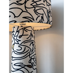 PATTERNED ART TABLE LAMP | CLDRTSD964