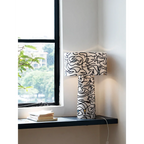 PATTERNED ART TABLE LAMP | CLDRTSD964