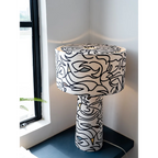 PATTERNED ART TABLE LAMP | CLDRTSD964