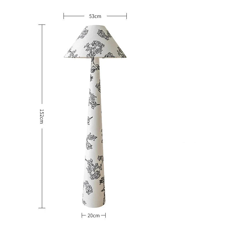 PATTERNED CONE FLOOR LAMP | CLHFRDA014