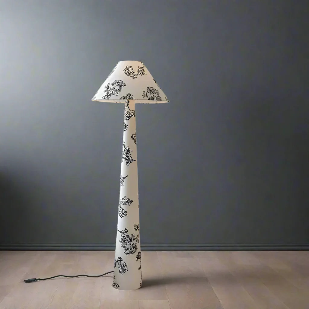 PATTERNED CONE FLOOR LAMP | CLHFRDA014