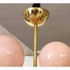 PINK MURANO GLASS CHANDELIER | DE SILVA DESIGN CLPT80CF