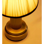 PLEATED FABRIC SHADE TABLE LAMP | CLKKJIM58