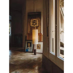 PLEATED LINEN & BRONZE FLOOR LAMP | CLHBV0255