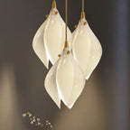 PORCELAIN FLOWER LED PENDANT LIGHTS