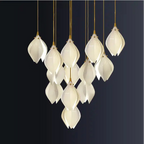 PORCELAIN FLOWER LED PENDANT LIGHTS