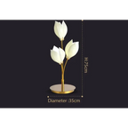 PORCELAIN FLOWERS TABLE LAMP