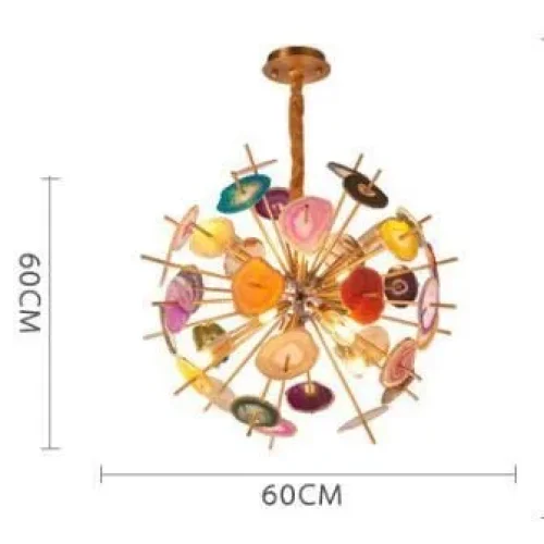 POSTMODERN COLORFUL AGATE PENDANT LAMP | CL8552099