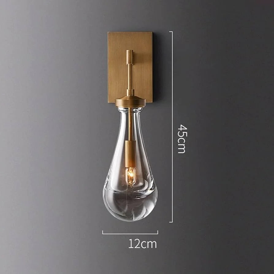 RAINDROP GLASS WALL SCONCES | CLHKA50W