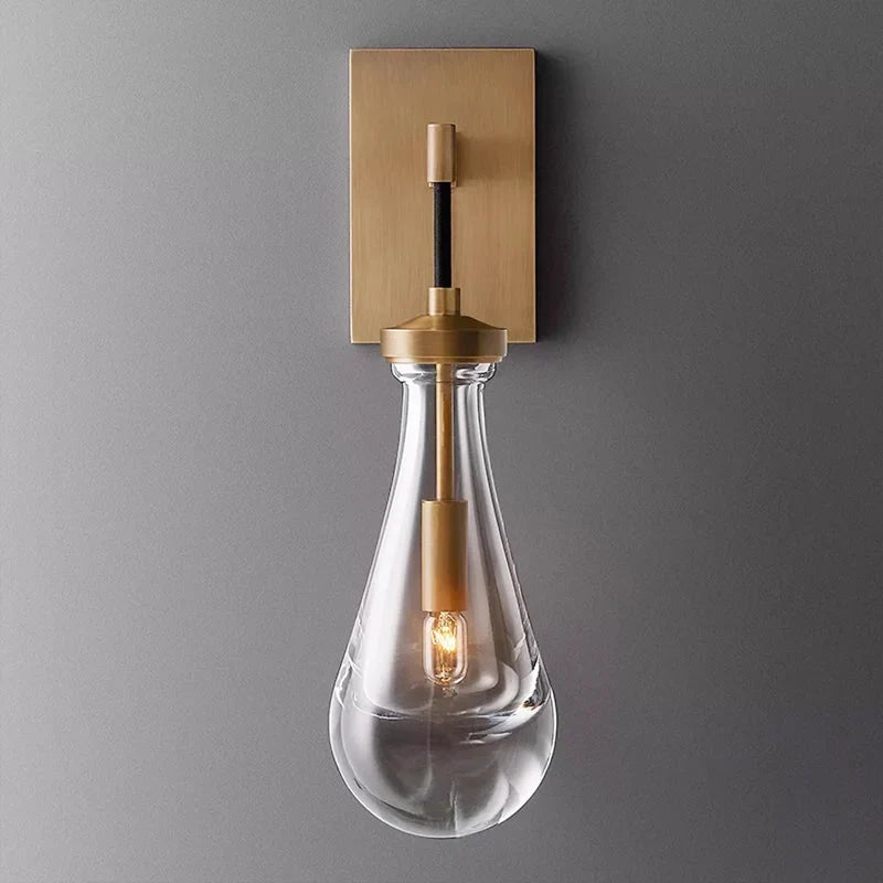 RAINDROP GLASS WALL SCONCES | CLHKA50W