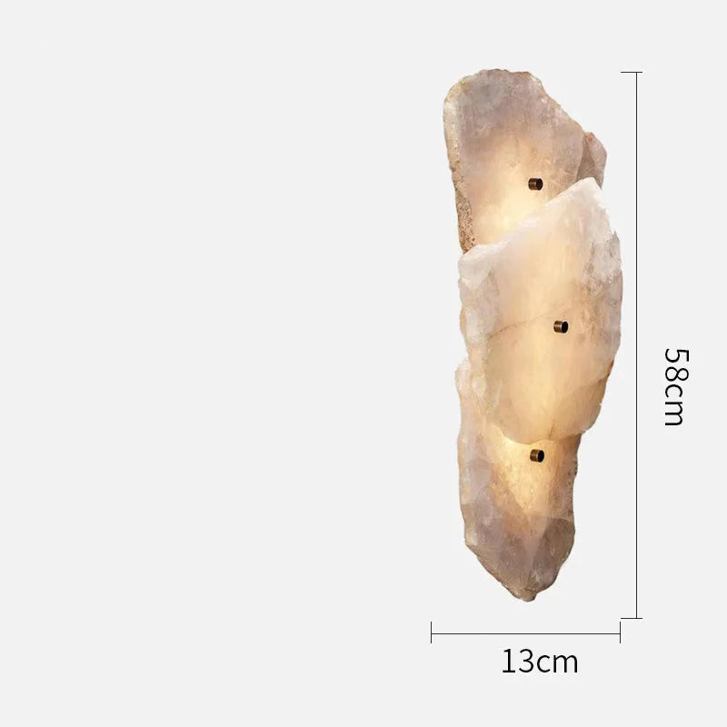 RAW MARBLE WALL SCONCE | CLRMBL029