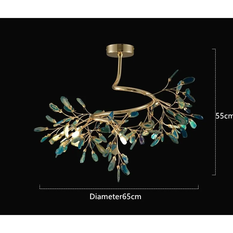 REAL AGATE FIREFLY CHANDELIER | CL10025