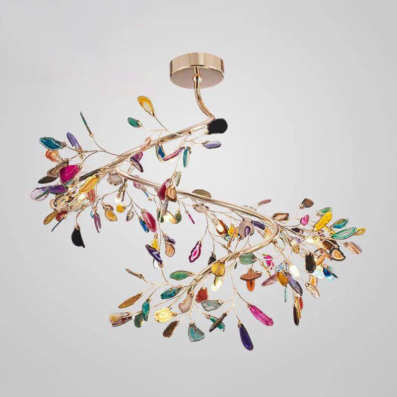 REAL AGATE FIREFLY CHANDELIER | CL10025