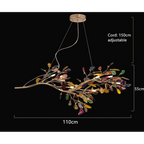 REAL AGATE FIREFLY CHANDELIER | CL10025