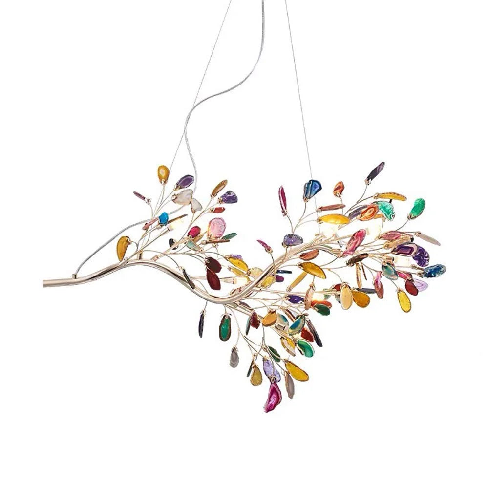 REAL AGATE FIREFLY CHANDELIER | CL10025