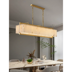 RECTANGLE ALABASTER CHANDELIER | CLKJ8595
