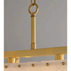 RECTANGLE ALABASTER CHANDELIER | CLKJ8595