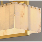RECTANGLE ALABASTER CHANDELIER | CLKJ8595