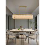 RECTANGLE ALABASTER CHANDELIER | CLKJ8595