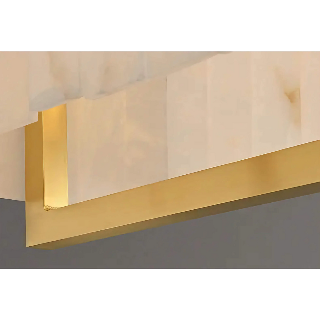 RECTANGLE ALABASTER CHANDELIER | CLKJ8595