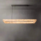 RECTANGULAR MARBLE PENDANT CHANDELIER | CLVG01000
