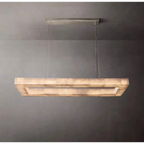 RECTANGULAR MARBLE PENDANT CHANDELIER | CLVG01000