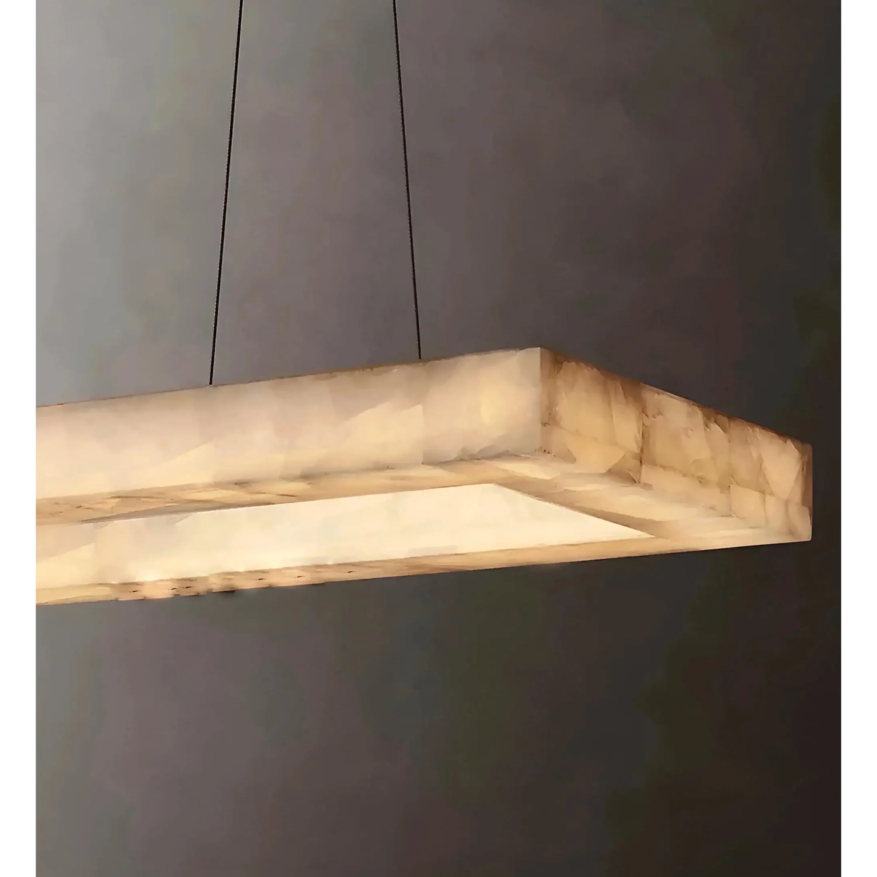 RECTANGULAR MARBLE PENDANT CHANDELIER | CLVG01000
