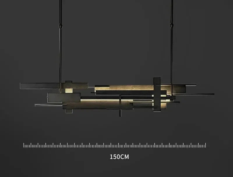 RECTILINEAR HARMONY LED CHANDELIER | CASA2024-LEDRECT