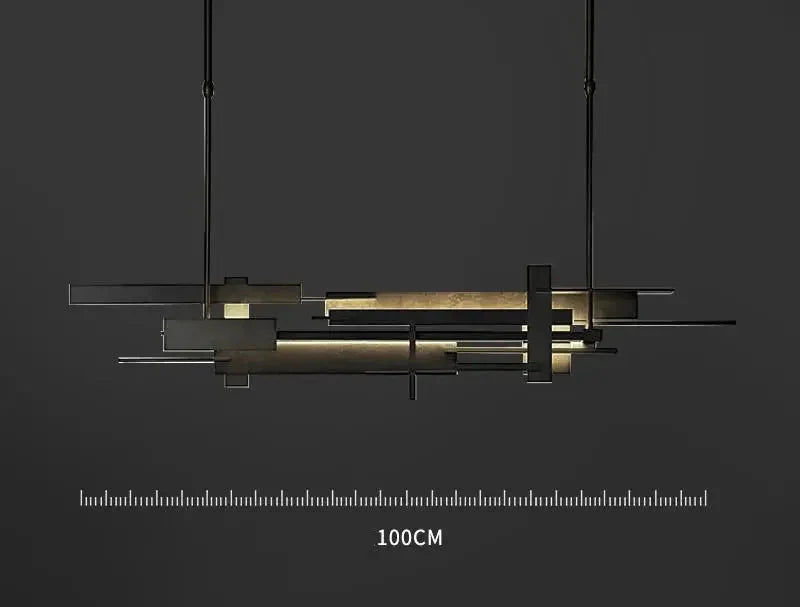 RECTILINEAR HARMONY LED CHANDELIER | CASA2024-LEDRECT