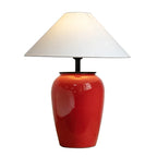 RED CERAMIC TABLE LAMPS | SALMERI DESIGN CLK7444120