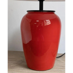 RED CERAMIC TABLE LAMPS | SALMERI DESIGN CLK7444120