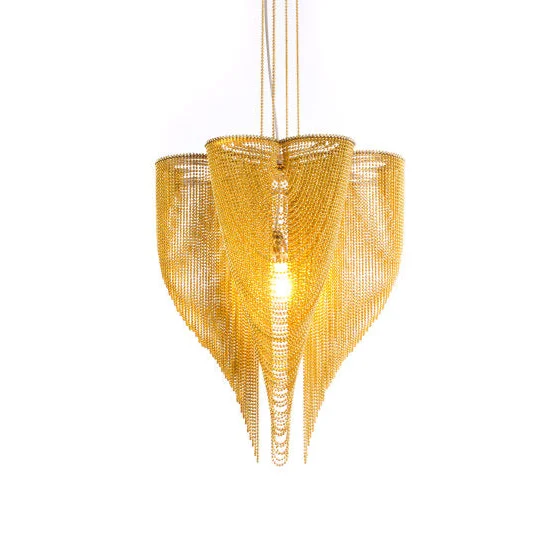 RED GOLD CLOVER MESH CHANDELIER | CLFT85200