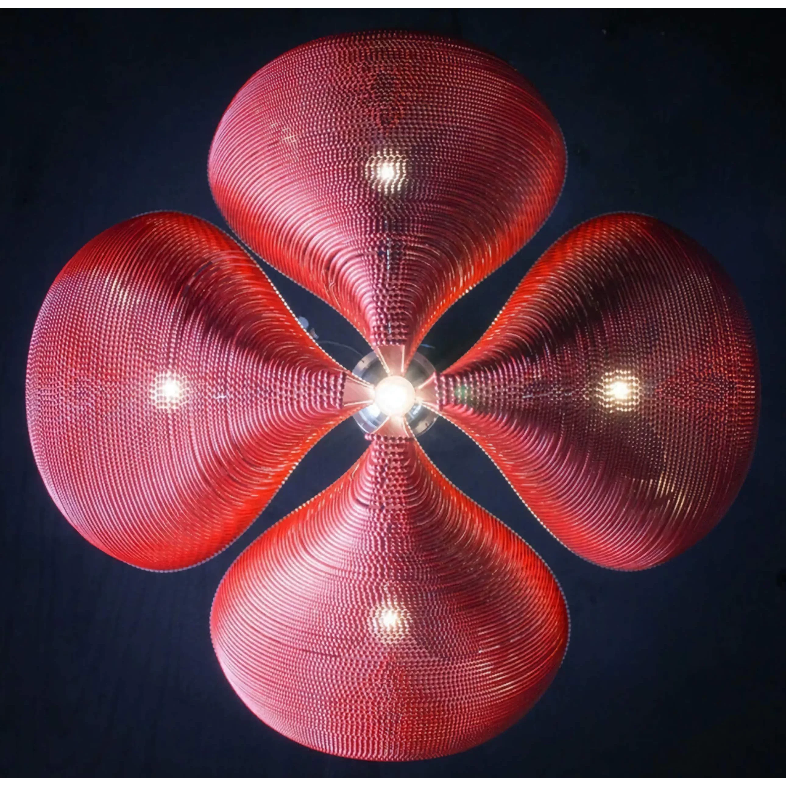 RED GOLD CLOVER MESH CHANDELIER | CLFT85200