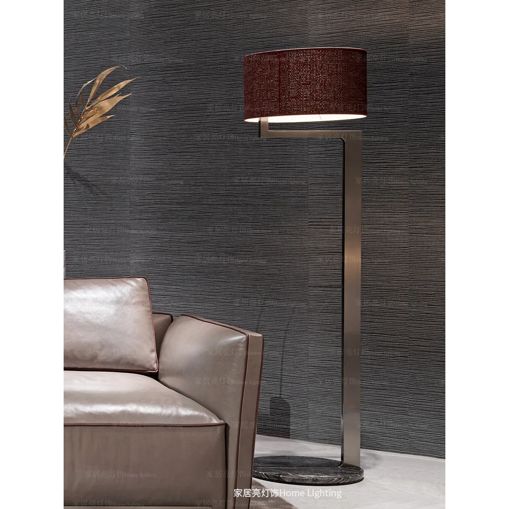 RED MODERN SCULPTURAL METAL FLOOR LAMP | CLFGV025VISR