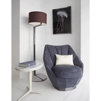 RED MODERN SCULPTURAL METAL FLOOR LAMP | CLFGV025VISR