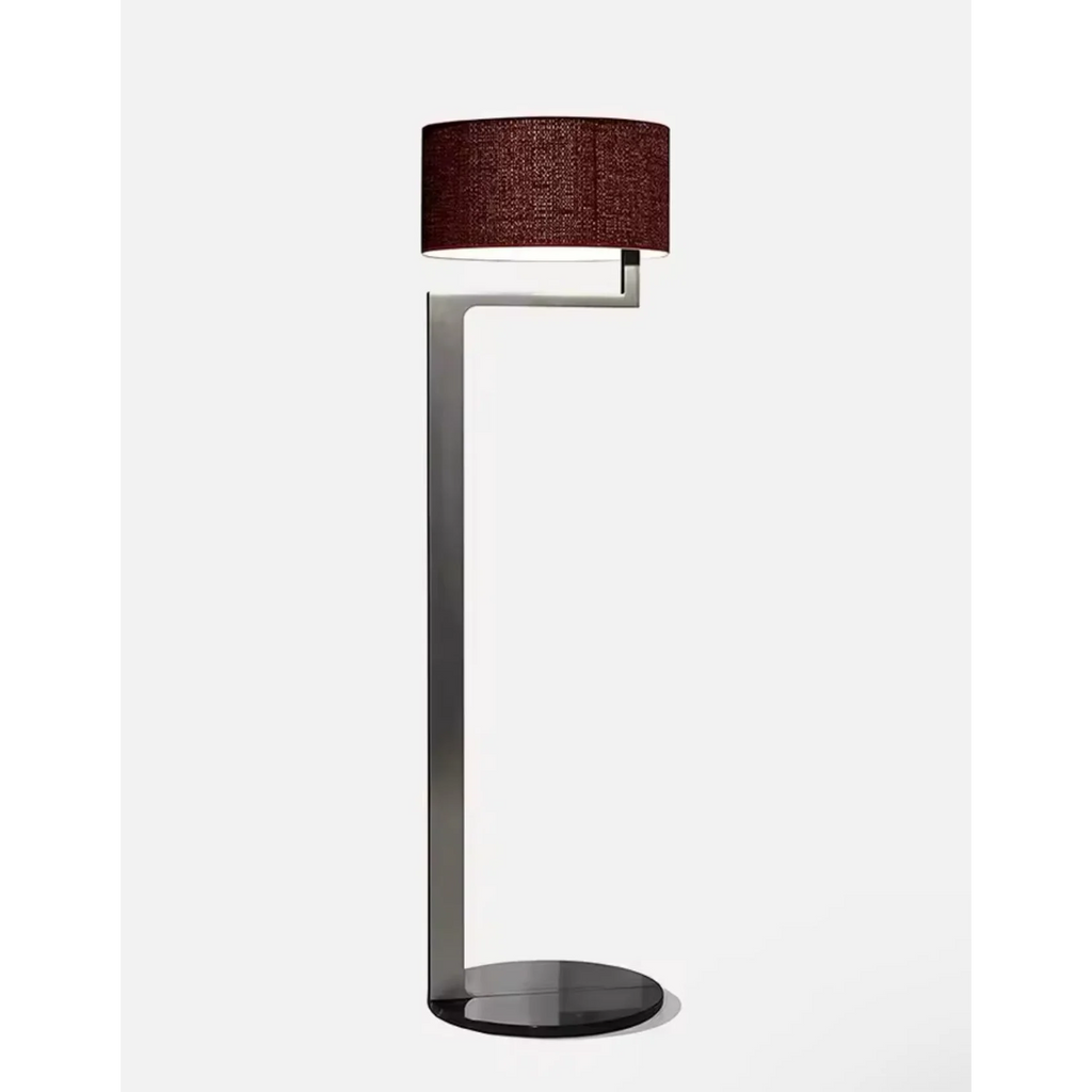 RED MODERN SCULPTURAL METAL FLOOR LAMP | CLFGV025VISR