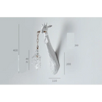 RESIN GIRAFFE WALL LAMP